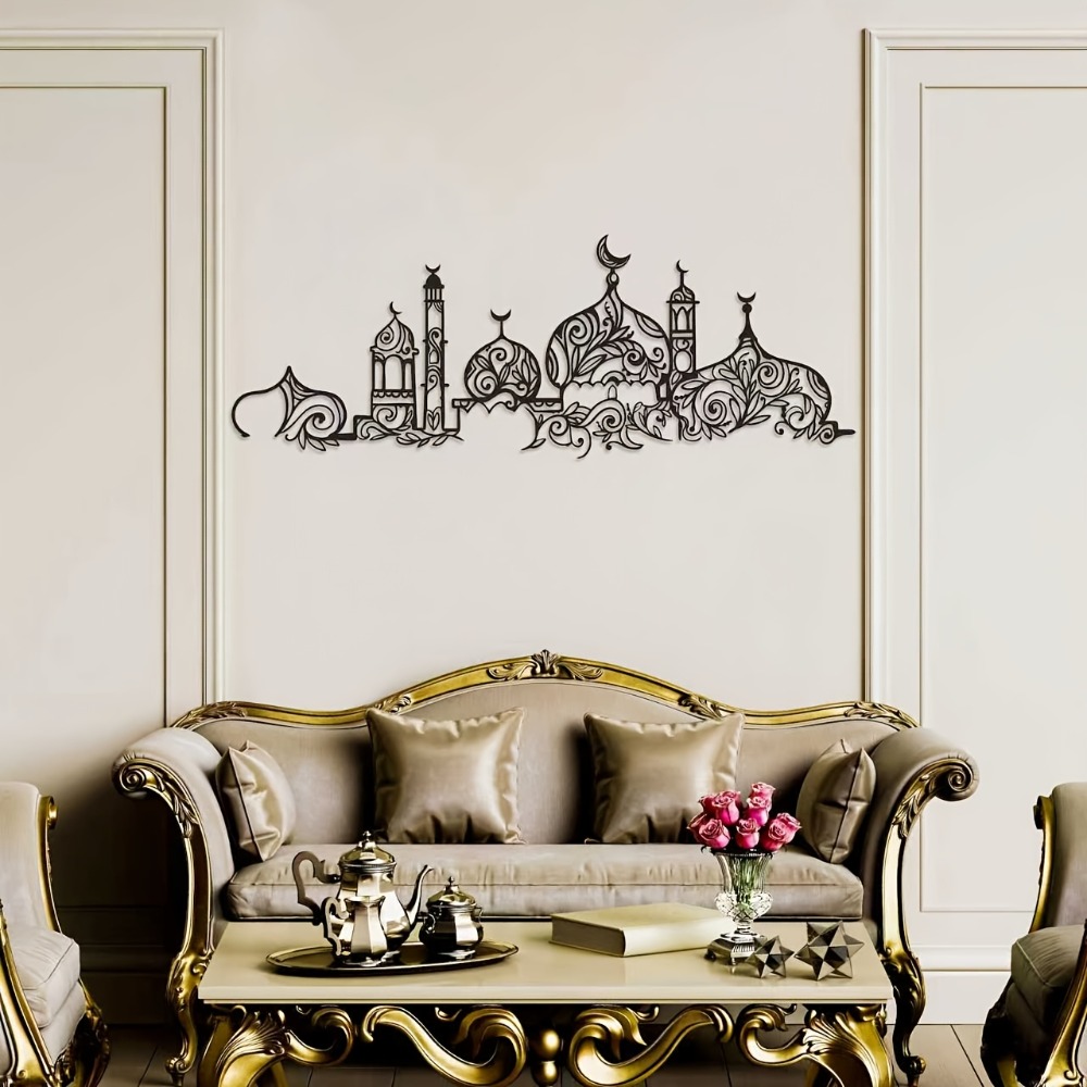 Art & Craft Paper Ideas - CIFBUY Iron Wall Art Islamic Mosque