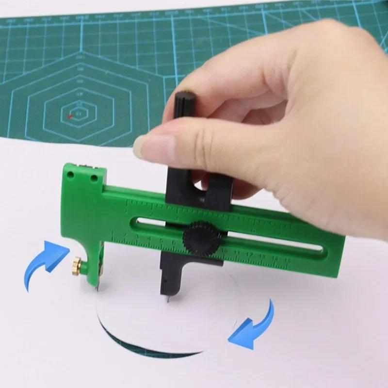 Art Craft With Paper - Adjustable Handheld Circular Art Cutter Multi