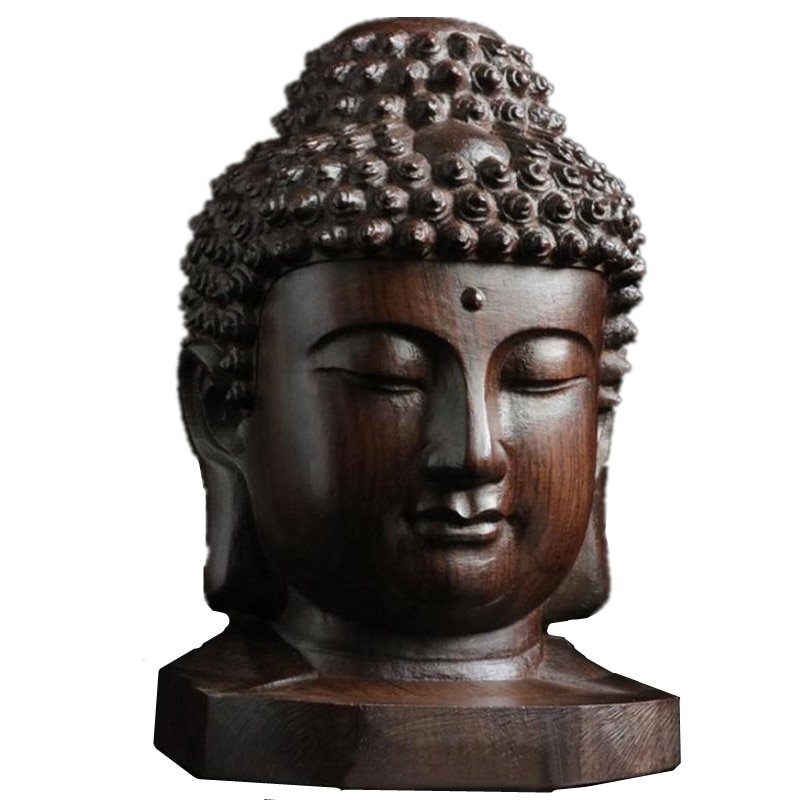 Art Craft India - 1/2pcs Wooden Sakyamuni Statue 6cm Creative