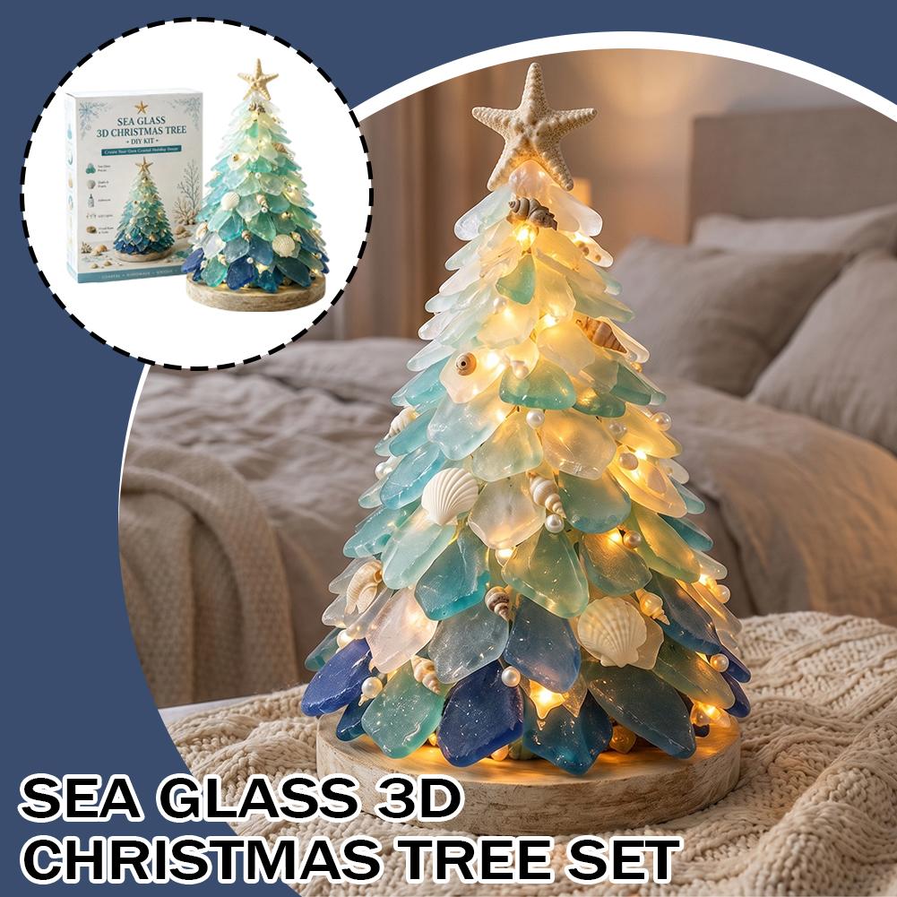 Art Craft Website - 3D Sea Glass Christmas Tree Design