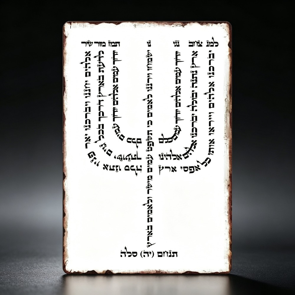 Art & Craft Paper Ideas - CIFBUY Vintage Hebrew YHVH Aluminum Wall