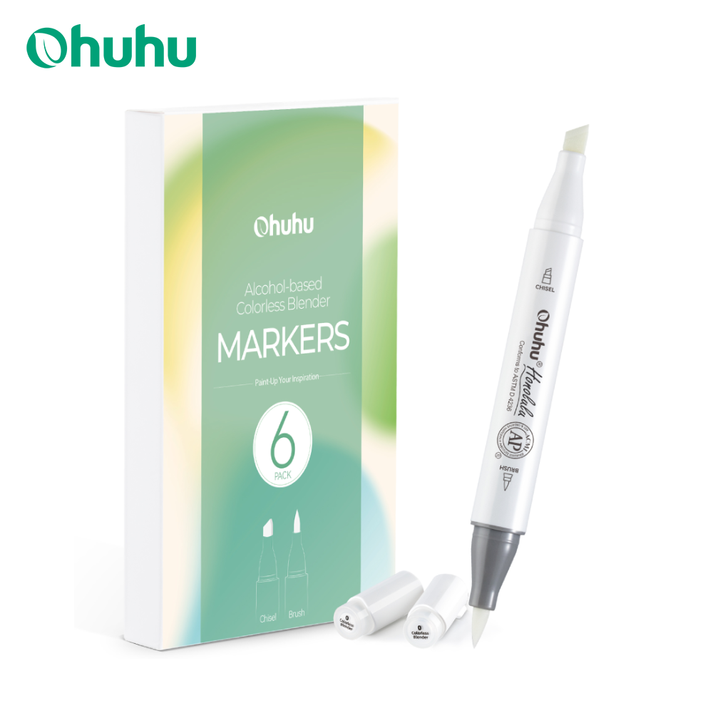 Alcohol Ink Set - Ohuhu Honolulu Colorless Blender Marker Pack