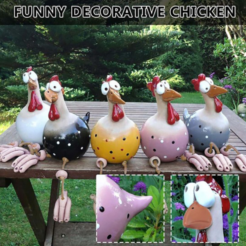 Funny Chicken Fence Decor Resi - Art Craft Website review and price