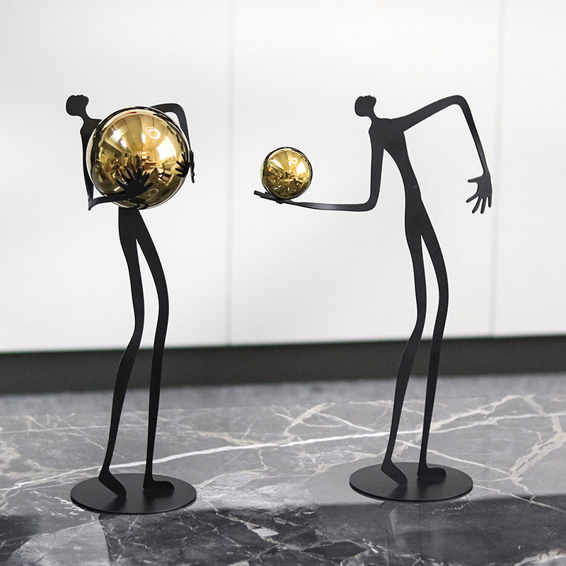 Modern Art Ball-Holding Charac - Art Craft Club review and price