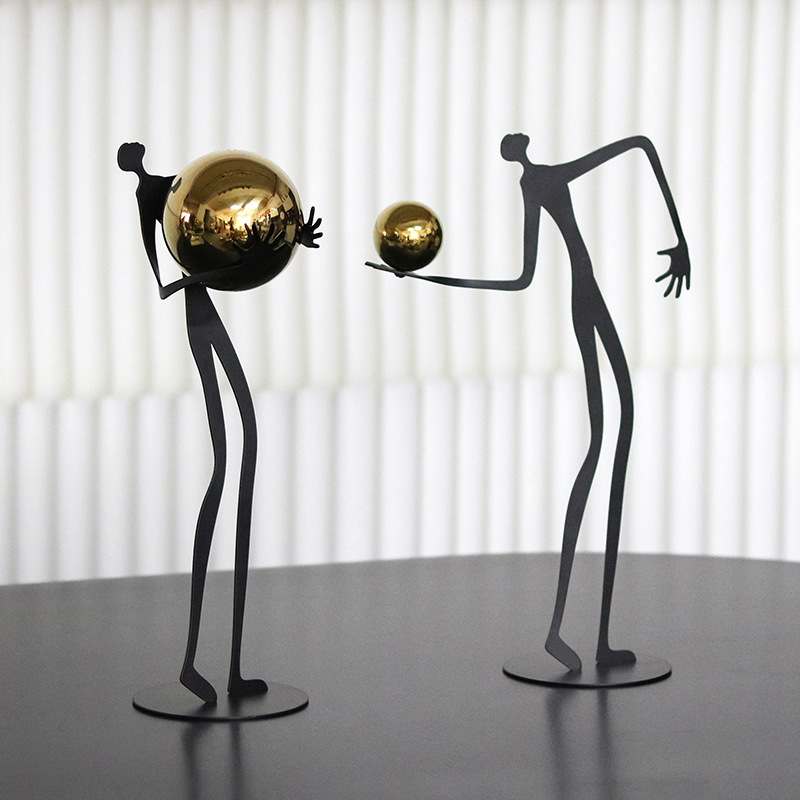 Modern Art Ball-Holding Charac - Art Craft Club review and price
