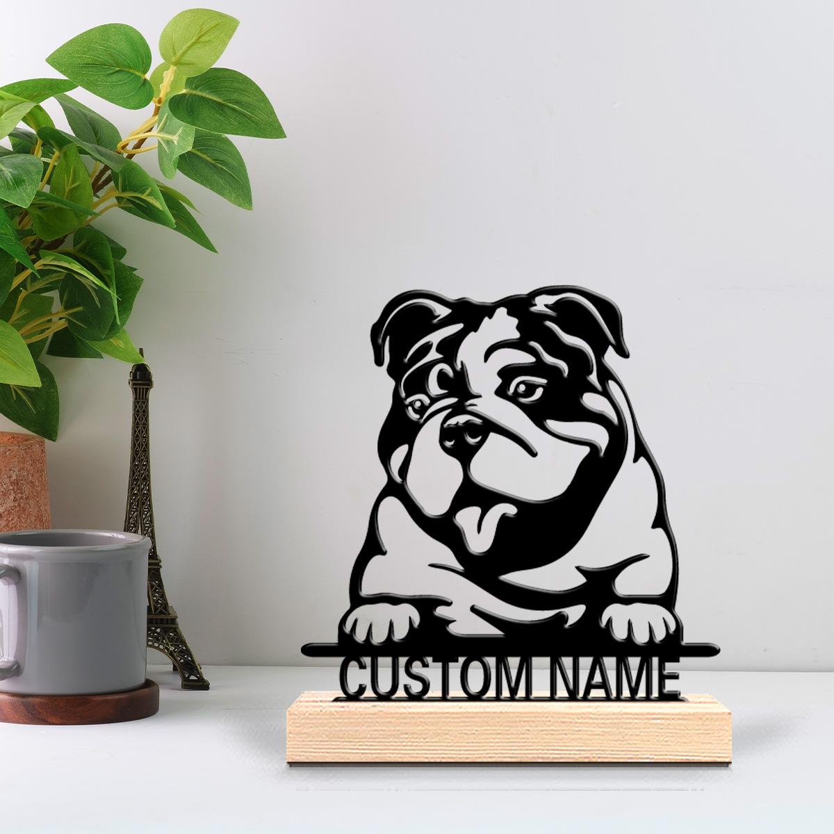 1pc Creative pug Personalized  - Art Craft Names review and price