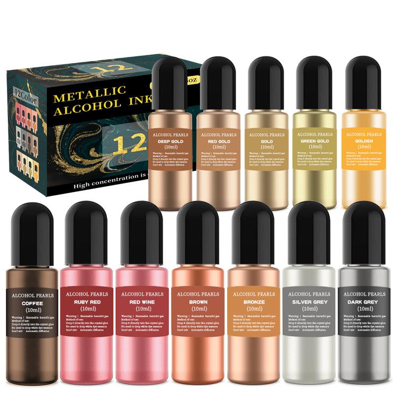 1 Set Resin Pigment Kit Art In - Alcohol Ink Set review and price