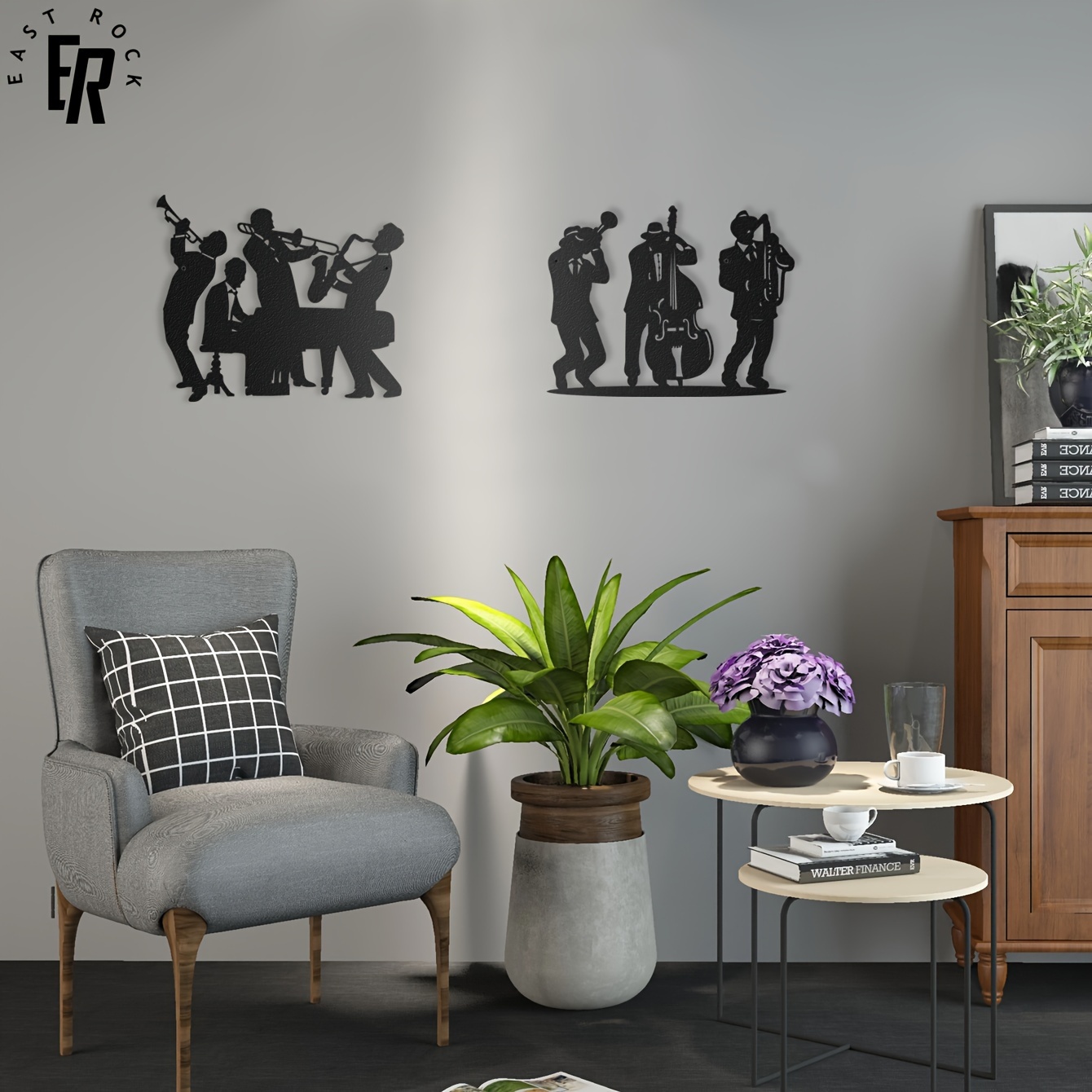 Metal Musician Silhouette Wall - Art Craft Logo review and price