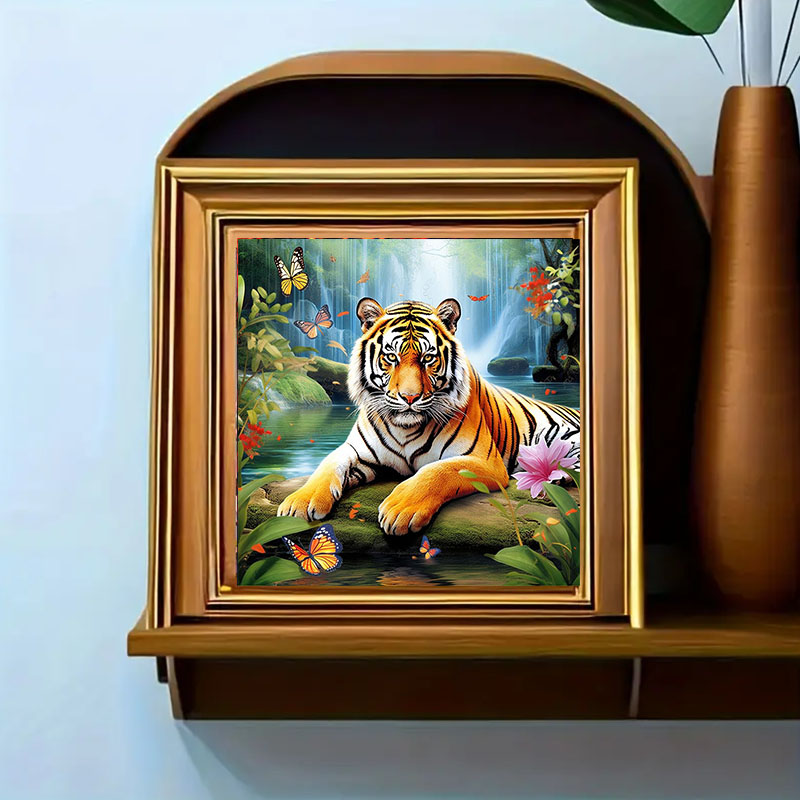 1 Set of Tiger King Diamond Pa - Art Craft Website review and price