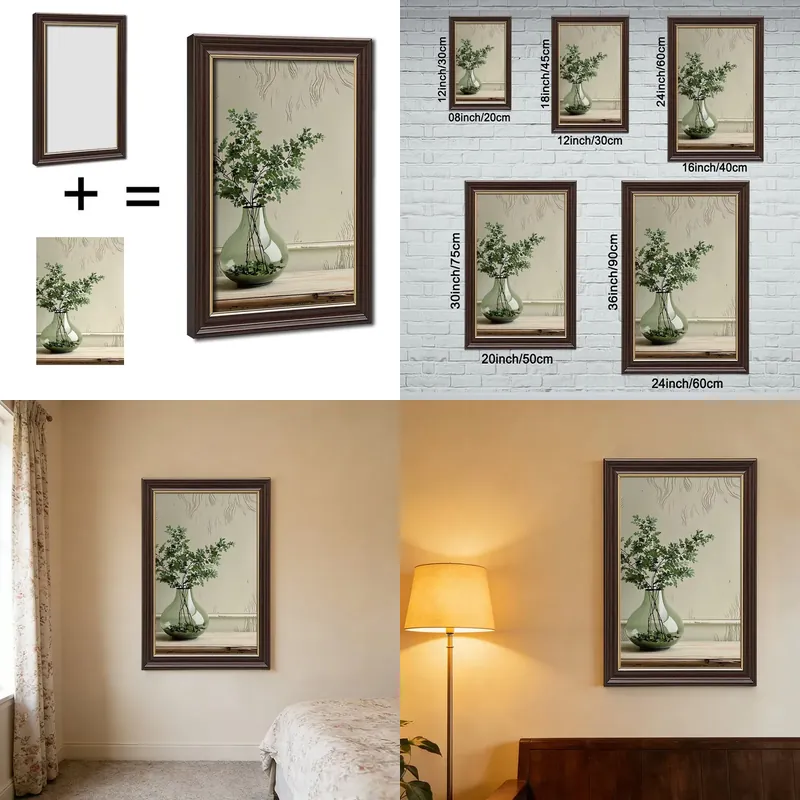 8x12 Wood Grain Gold Framed Pi - Art Craft Decoration Ideas review and price