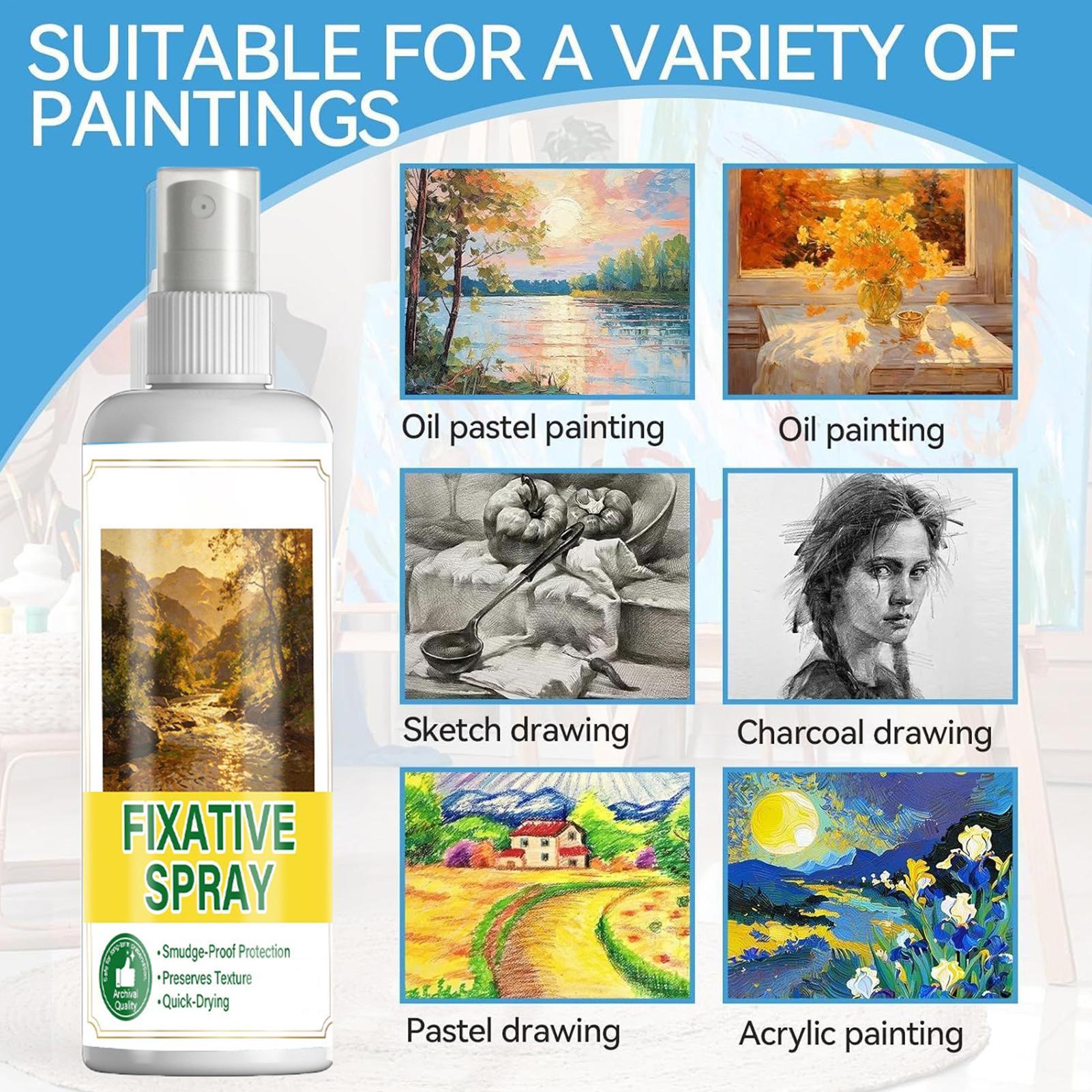 Fixative Spray 120ml Quick Dry - Art Craft Website review and price
