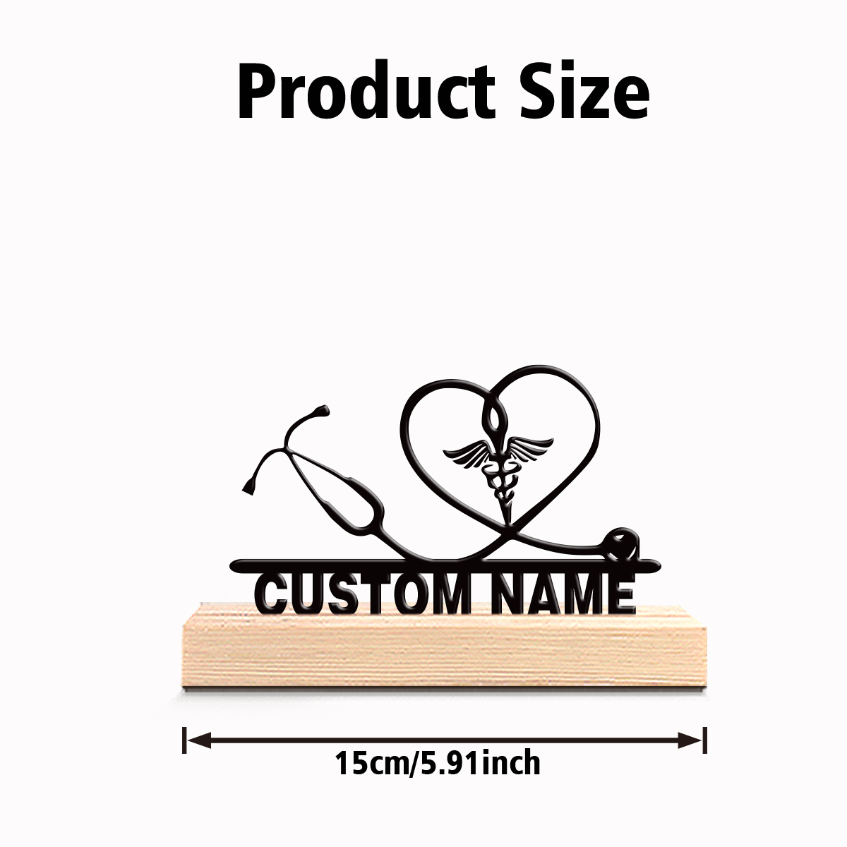 1pc Abstract Stethoscope Perso - Art Craft Names review and price