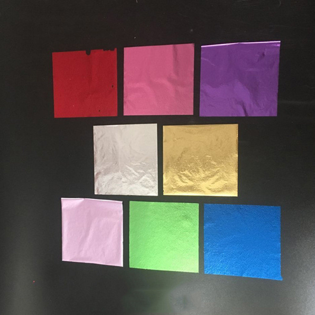 50Pcs 8x8.5cm Gold Leaf Sheets - Art Craft With Paper review and price