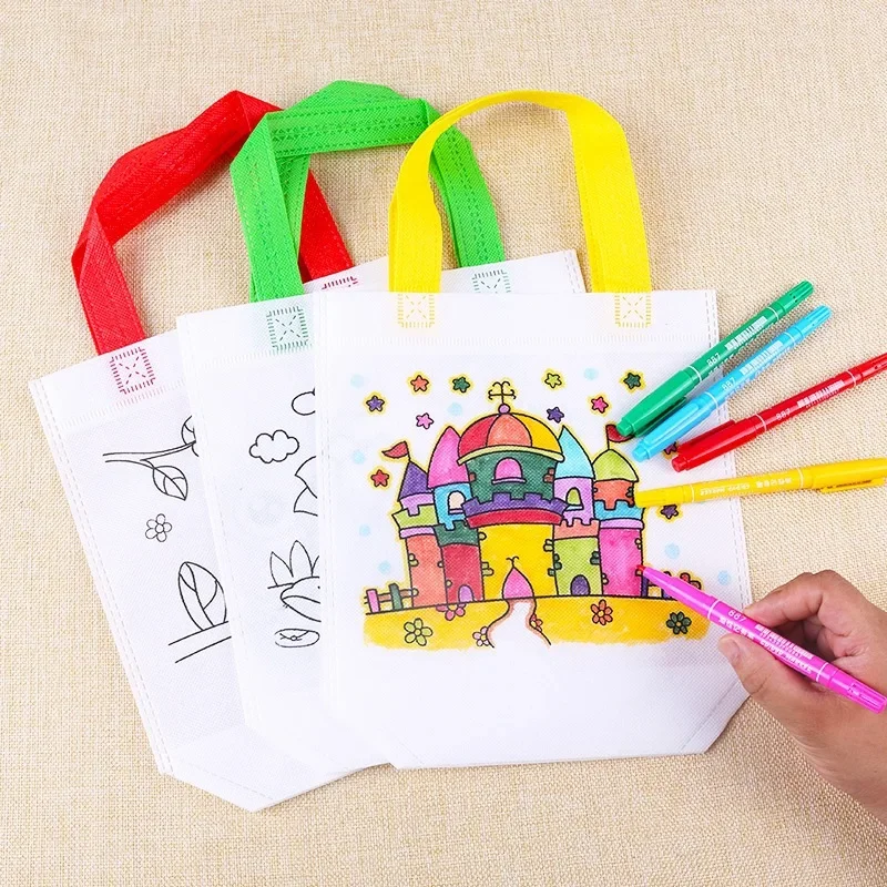 1-10pcs Sets DIY Graffiti Bag  - Art Craft 5 Year Old review and price