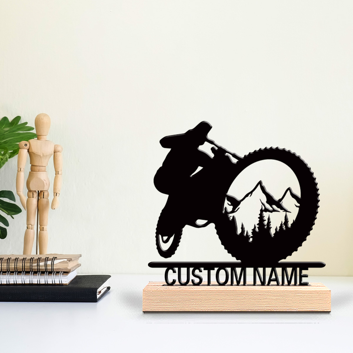 1pc Motorcycle Mountain View C - Art Craft Names review and price