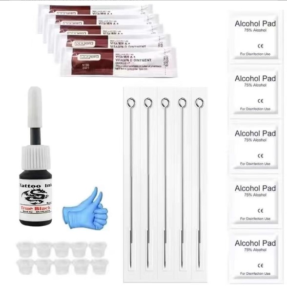 Hand‑poke Tattoo Kit for Self‑ - Alcohol Ink Set review and price