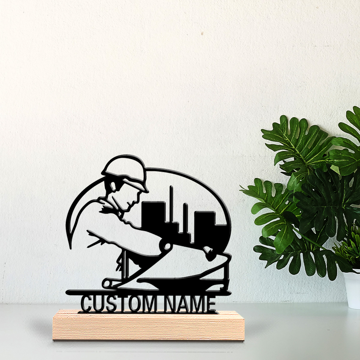1pc construction worker Custom - Art Craft Names review and price