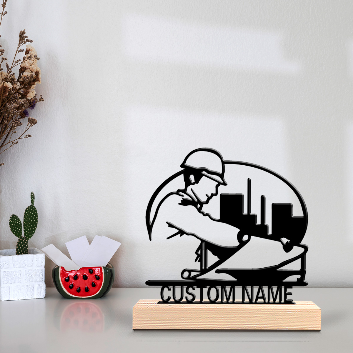 1pc construction worker Custom - Art Craft Names review and price