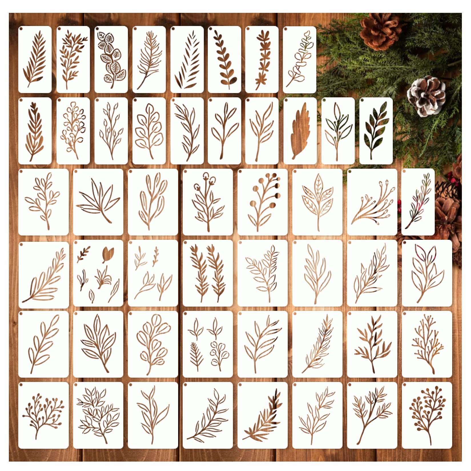 50 Pieces of Craft Templates F - Art Craft Using Leaves review and price