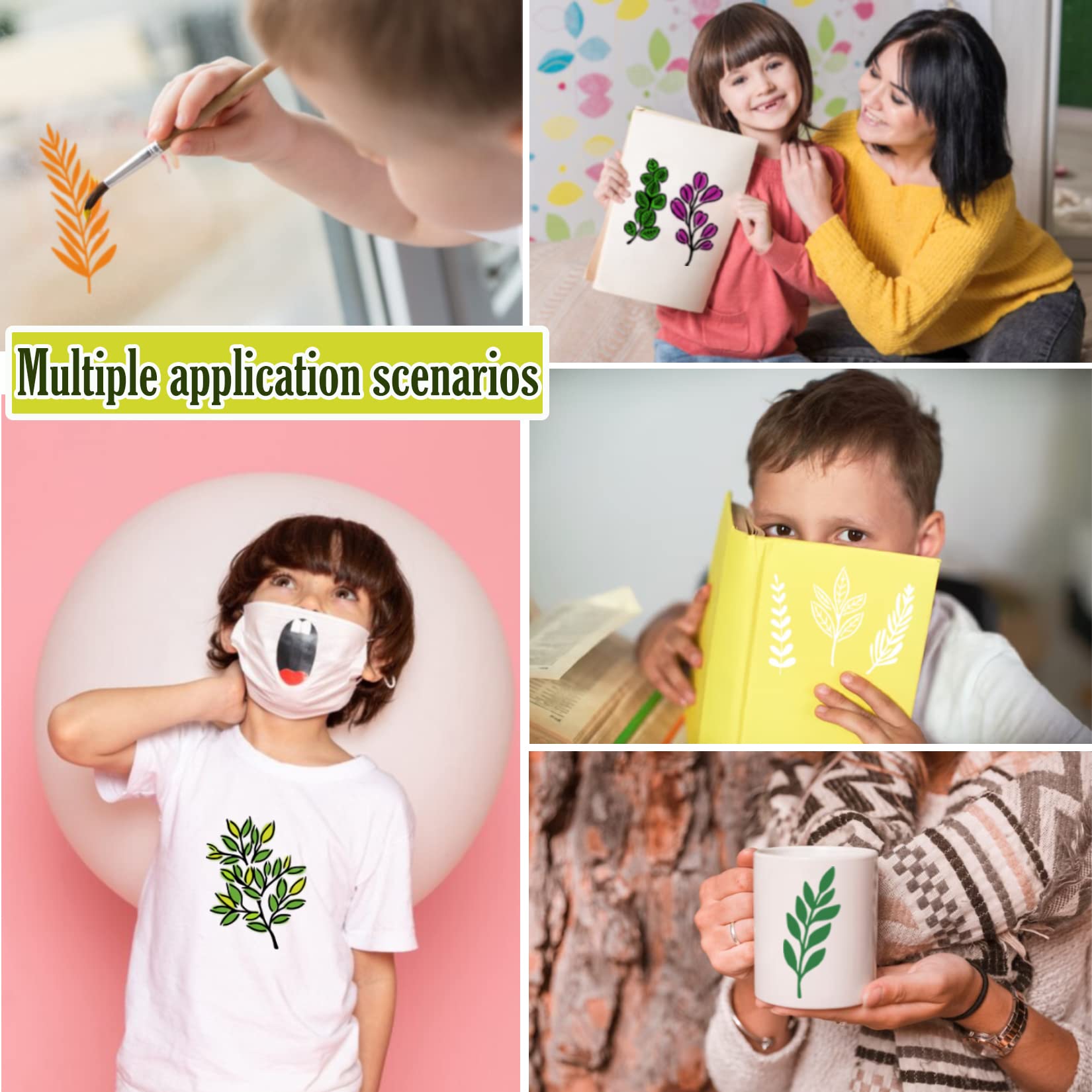 50 Pieces of Craft Templates F - Art Craft Using Leaves review and price