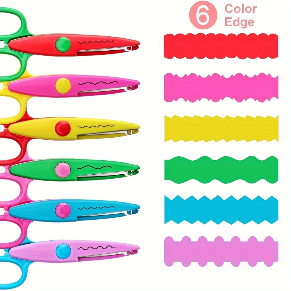 6Pcs/Set Decorative Wavy Sciss - Art Craft 5 Year Old review and price
