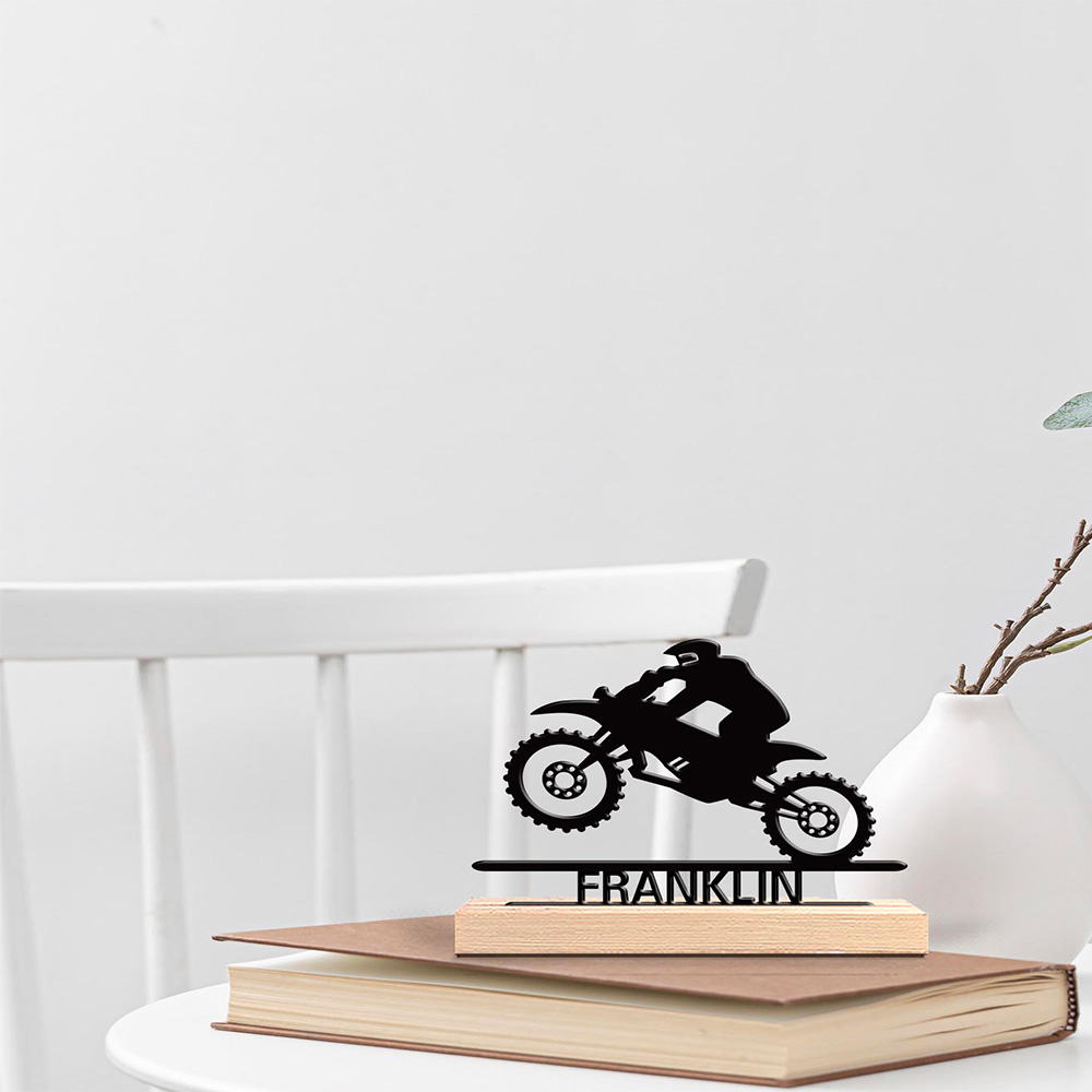 1pc Abstract Motorbike jumping - Art Craft Names review and price