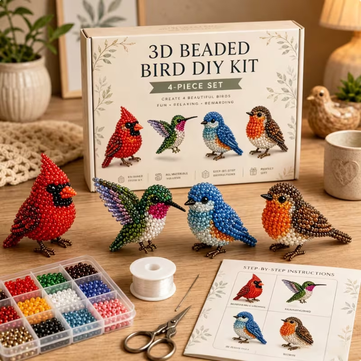 Mini 3D Beaded Animal DIY Kit, - Art Craft Website review and price