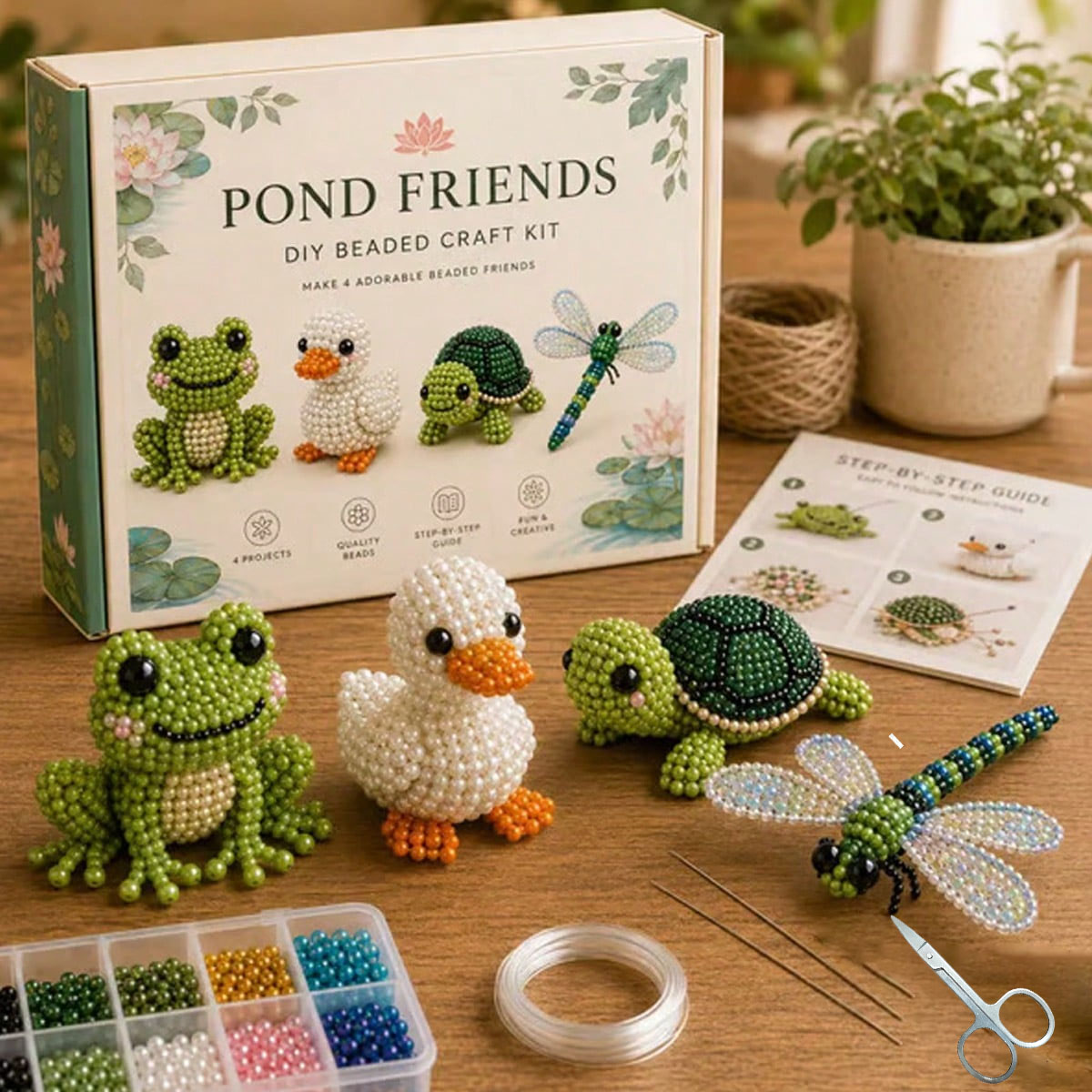 Mini 3D Beaded Animal DIY Kit, - Art Craft Website review and price