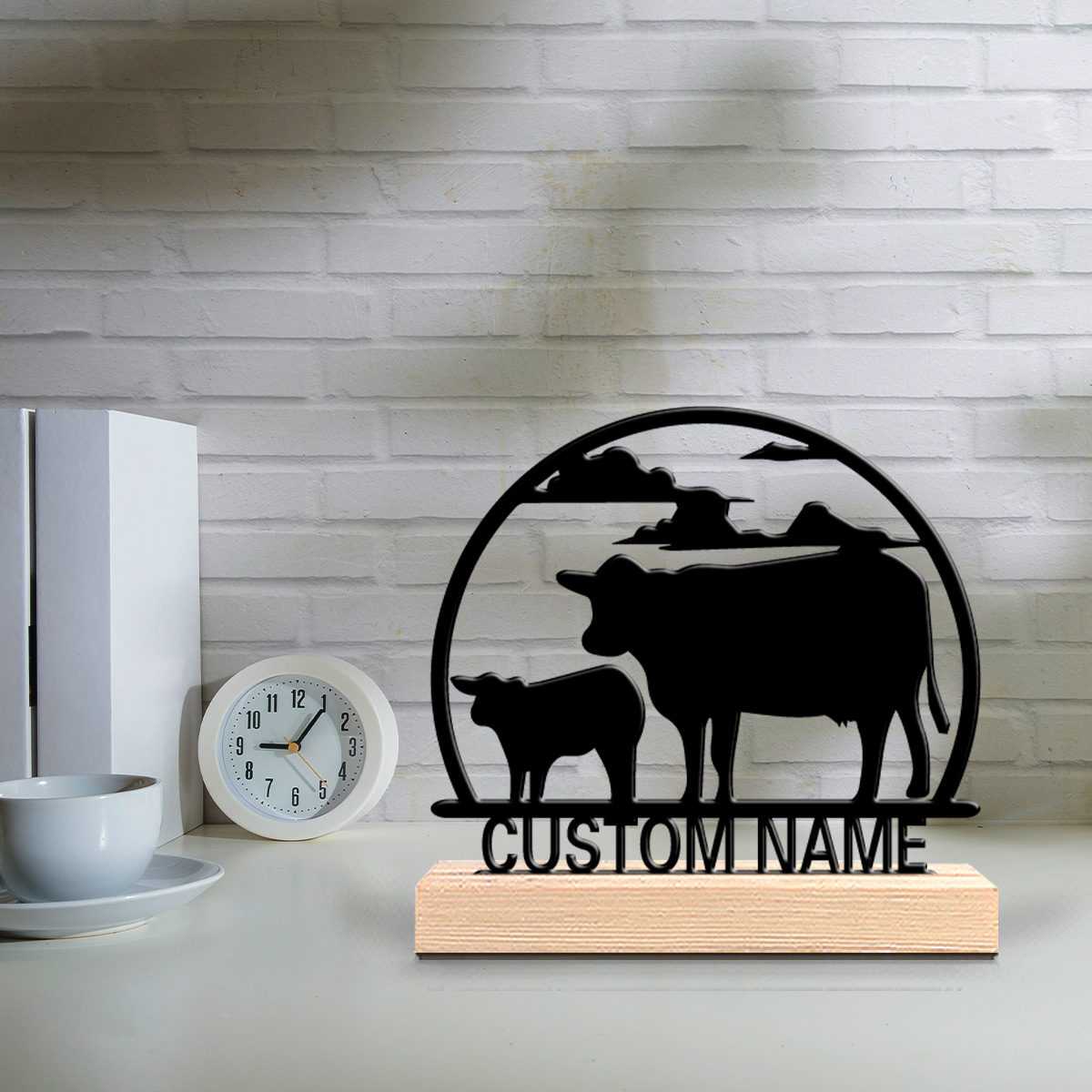 1pc Fashion Cow Customizable N - Art Craft Names review and price