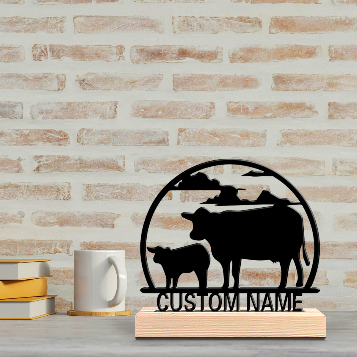 1pc Fashion Cow Customizable N - Art Craft Names review and price