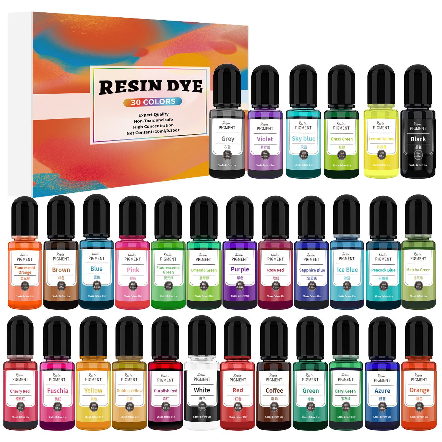 24/30 Colors Set 10ml Epoxy Re - Alcohol Ink Set review and price