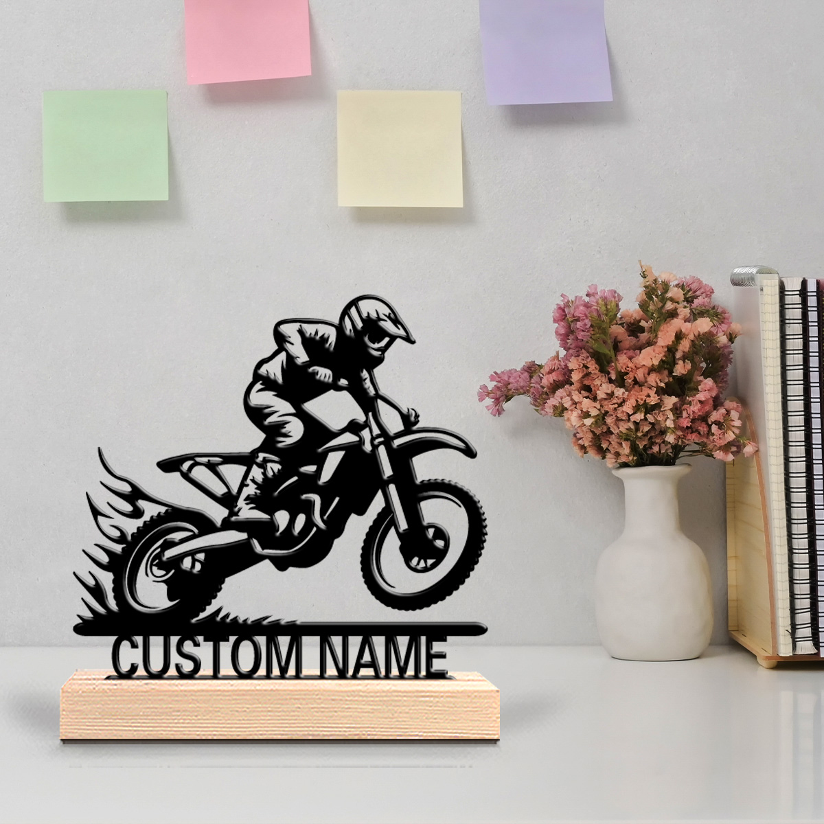 1pc Simple Motorcyclist Custom - Art Craft Names review and price