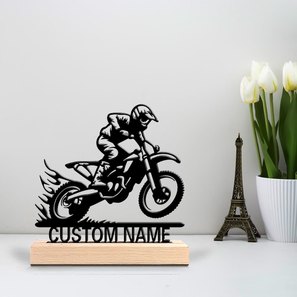 1pc Simple Motorcyclist Custom - Art Craft Names review and price