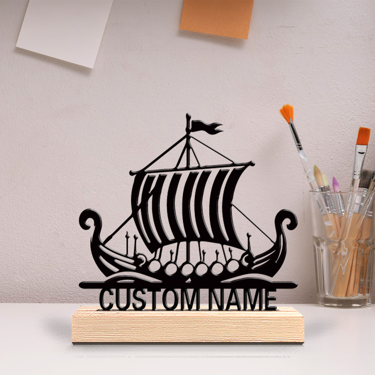 1pc Creative Sailboat Customiz - Art Craft Names review and price