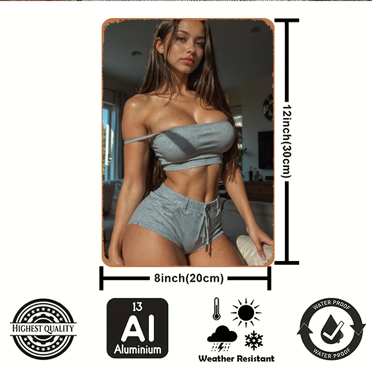 2D Metal Sign Wall Art Decor,  - Art Craft Club review and price