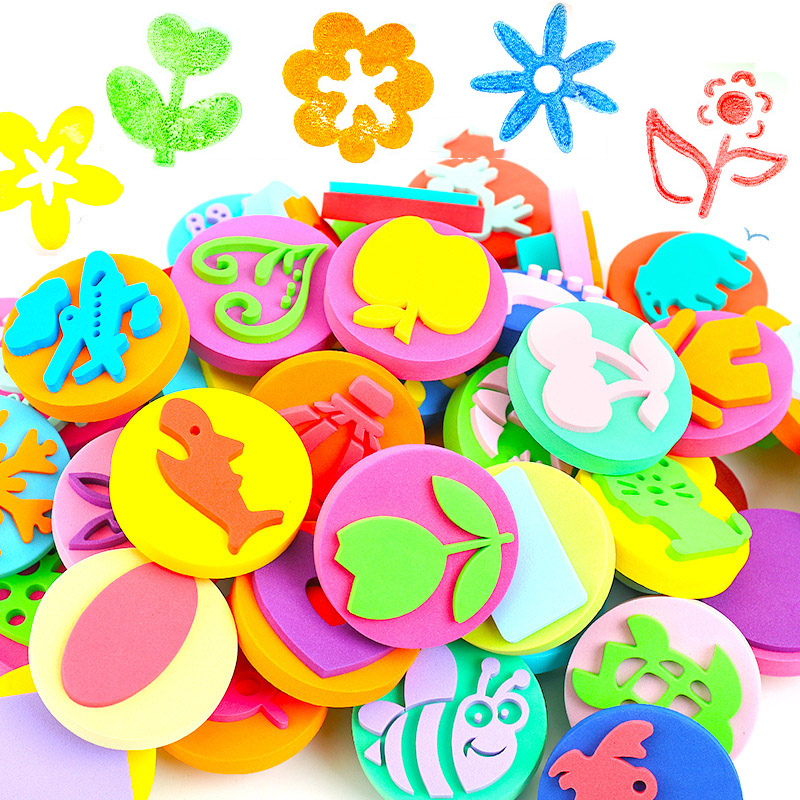 6Pcs/bag Foam Stamps for Paint - Art Craft 5 Year Old review and price