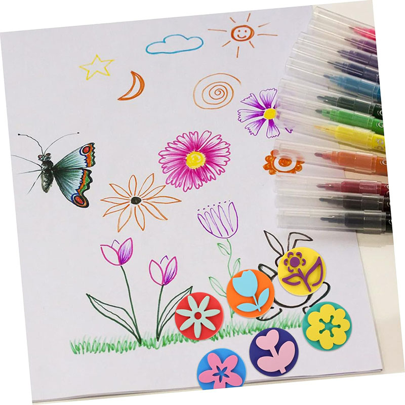 6Pcs/bag Foam Stamps for Paint - Art Craft 5 Year Old review and price