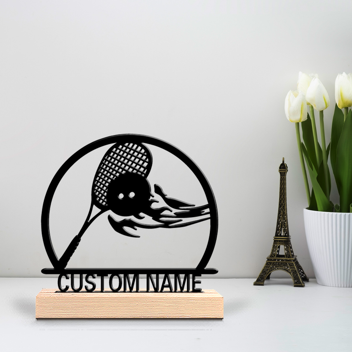 1pc Fashion Tennis Custom Name - Art Craft Names review and price