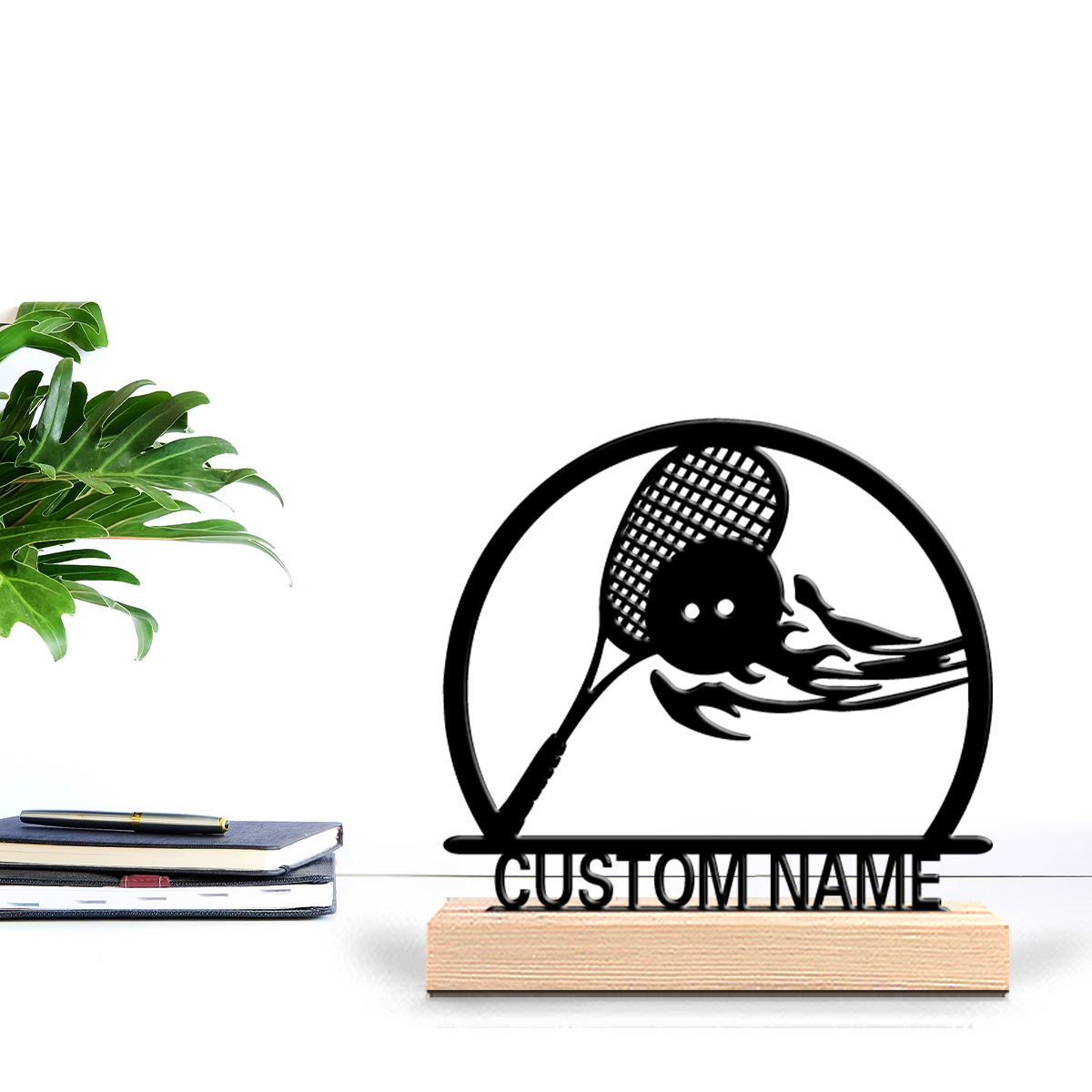 1pc Fashion Tennis Custom Name - Art Craft Names review and price