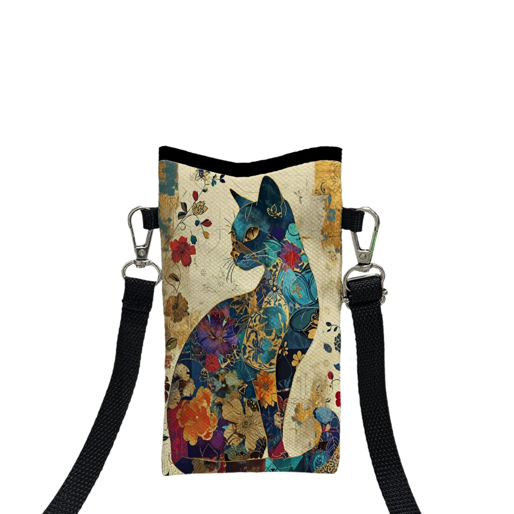Floral Cat Pattern Crossbody B - Art Craft Bag review and price