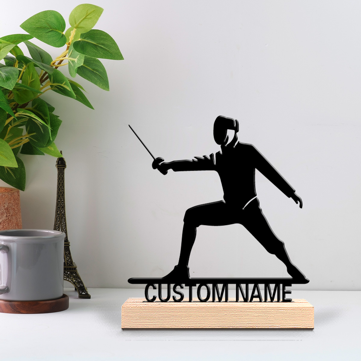 1pc Simple Fencing Customized  - Art Craft Names review and price
