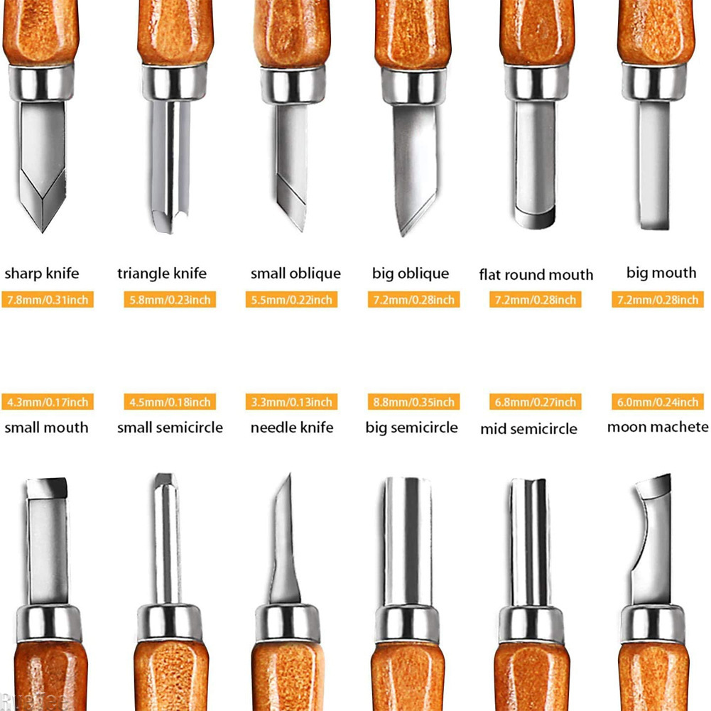 12Pcs SK2 Woodworking Carving  - Art Craft Bag review and price
