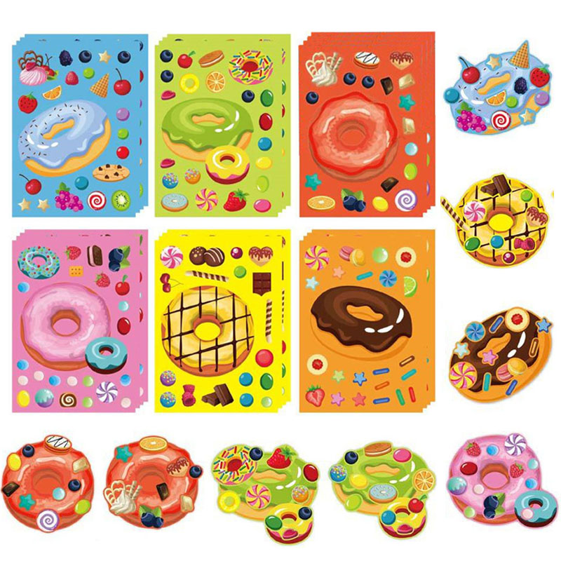 Make a Face Donut Stickers for - Art Craft 5 Year Old review and price