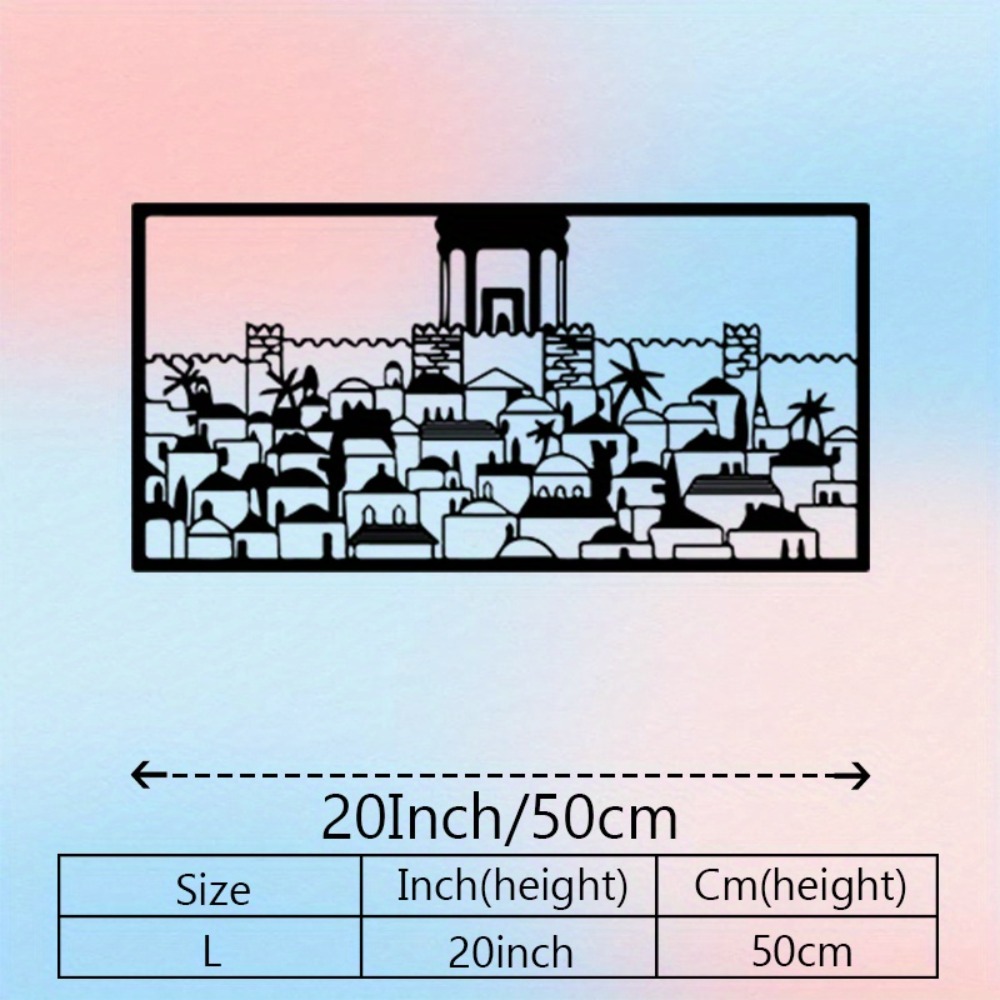 CIFBUY Metal Wall Art Jerusale - Art & Craft Paper Ideas review and price